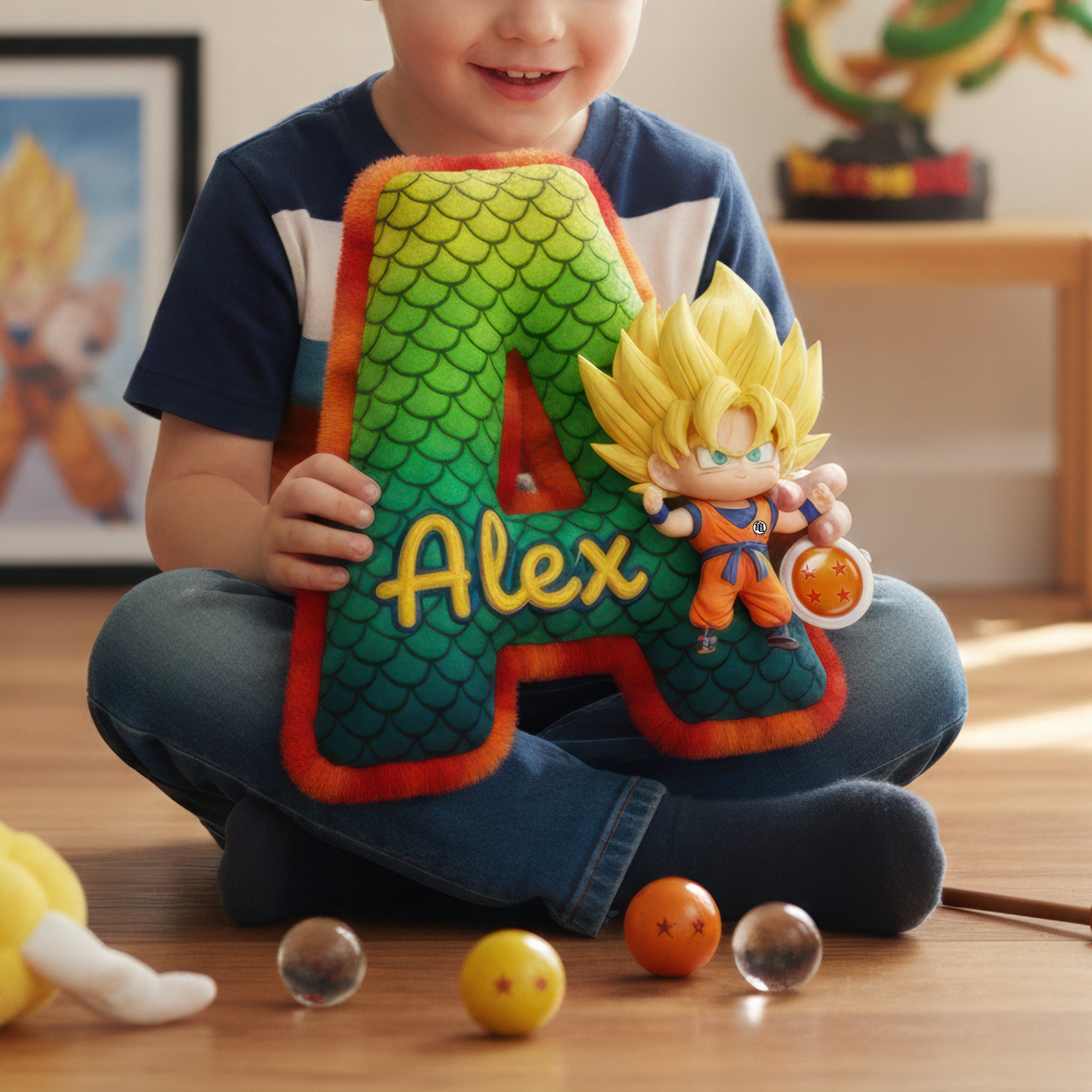 Unleash the Warrior Spirit – Personalized Strong Warrior Pillow for Kids Pillow PopCulturePrints