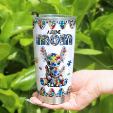 Load image into Gallery viewer, &quot;Celebrate the Ausome Journey, Perfectly Personalized Gift for Autism Moms - Custom Tumbler&quot; Tumbler Cup PopCulturePrints
