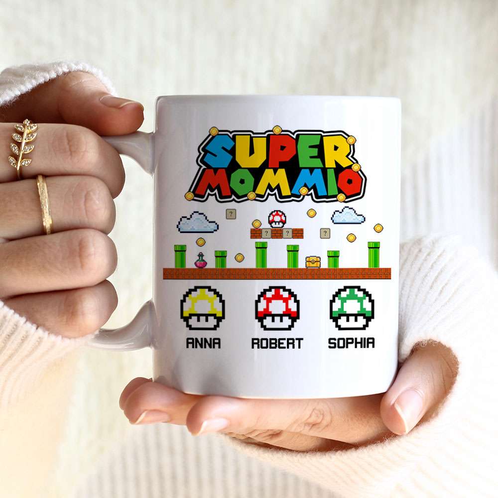 Super Family Customizable Mug - Fun Family Gift Coffee Mug PopCulturePrints