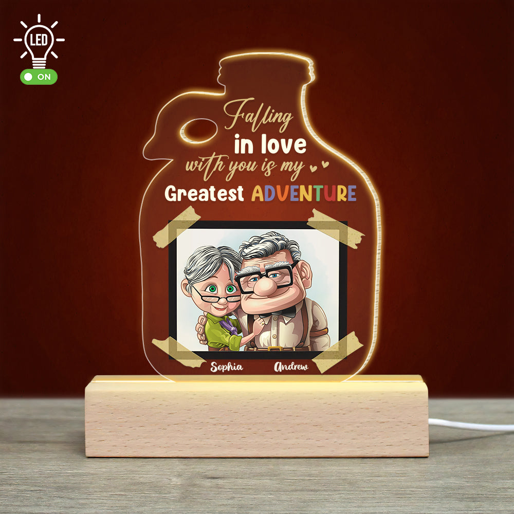 Customizable LED Couple Light - Perfect Valentine's Day Gifts for Anniversaries Led Night Light PopCulturePrints