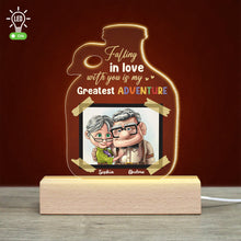 Load image into Gallery viewer, Customizable LED Couple Light - Perfect Valentine's Day Gifts for Anniversaries Led Night Light PopCulturePrints
