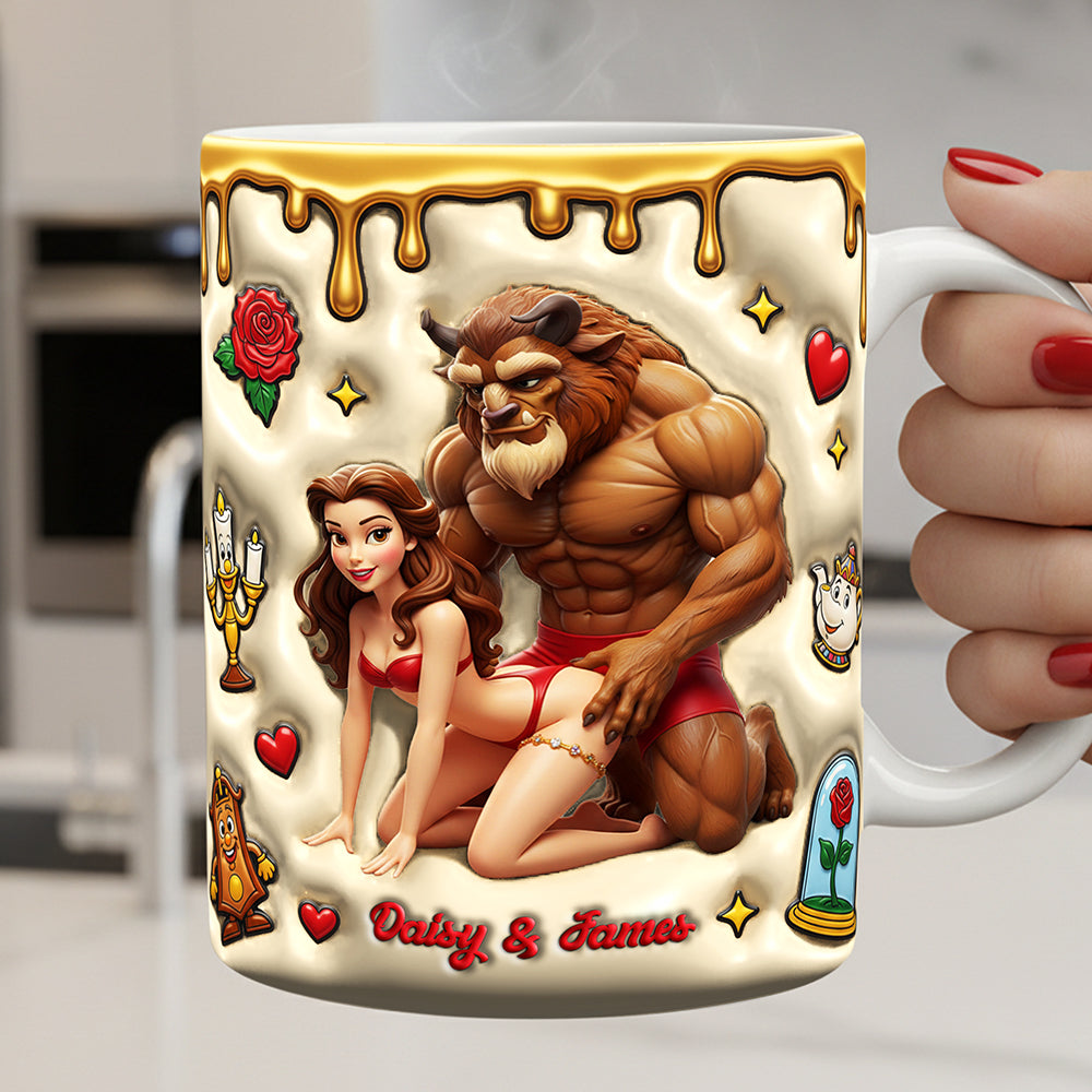 Naughty Couple Coffee Mug - Perfect Personalized Gift for Couples Coffee Mug PopCulturePrints