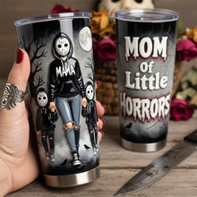 Load image into Gallery viewer, "Embrace the Dark Side: Horror Mom and Kids 20oz Tumbler - Personalized Gifts for Moms &amp; Grandmas" Tumbler Cup PopCulturePrints
