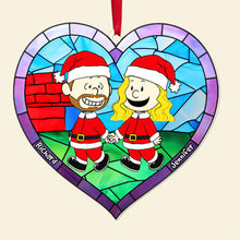 Load image into Gallery viewer, Personalized Christmas Ornament for Couples - Unique Holiday Gift &amp; Valentine&#39;s Day Gifts Ornament PopCulturePrints

