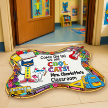Load image into Gallery viewer, Welcome to Mrs. Charlotte's Classroom - Personalized Back To School Doormat Doormat PopCulturePrints
