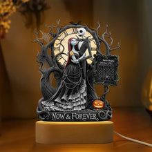 Load image into Gallery viewer, Now &amp; Forever - Personalized Halloween LED Light for Couples Led Night Light PopCulturePrints
