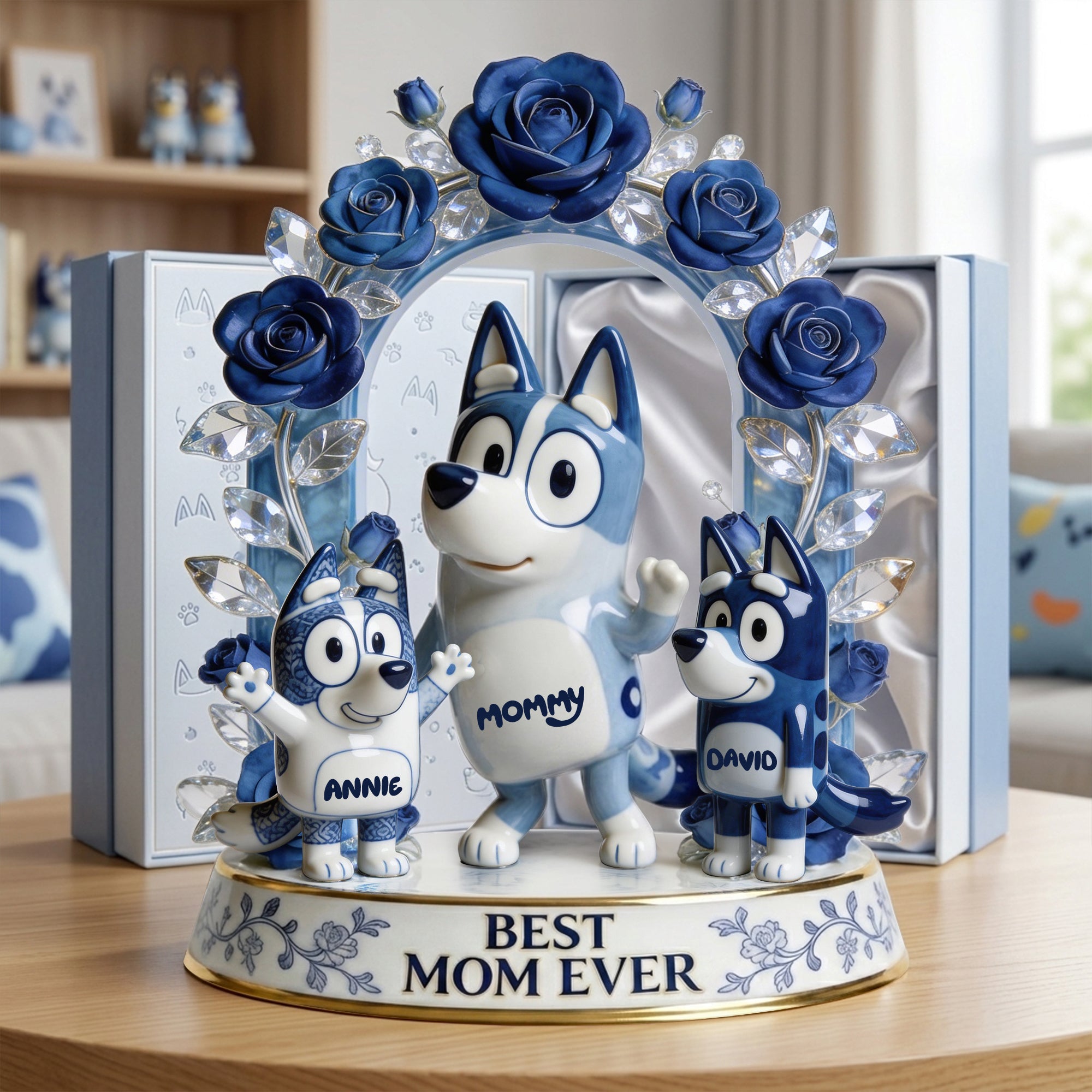 "Best Mom Ever" – Personalized Acrylic Plaque - Unique Gift for Mom, Grandma, and More Shaped Plaques PopCulturePrints