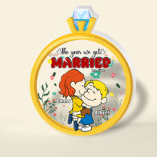 Load image into Gallery viewer, Personalized Acrylic Plaque for Couples - We Got Married Shaped Plaques PopCulturePrints
