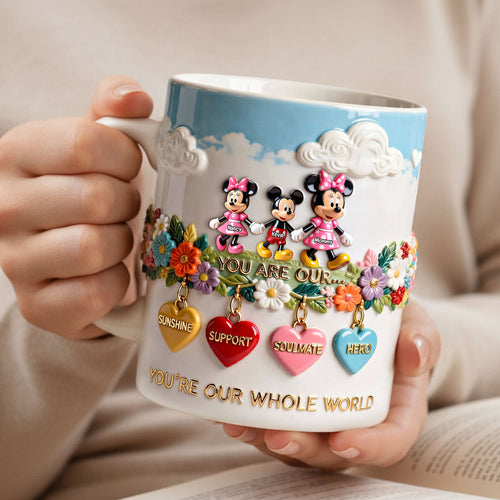 House Divided, But Our Love United - Custom Black Accent Mug for Sporty Couples Coffee Mug PopCulturePrints