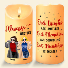 Load image into Gallery viewer, Personalized Best Friends LED Candle - Always Besties Led Candle PopCulturePrints
