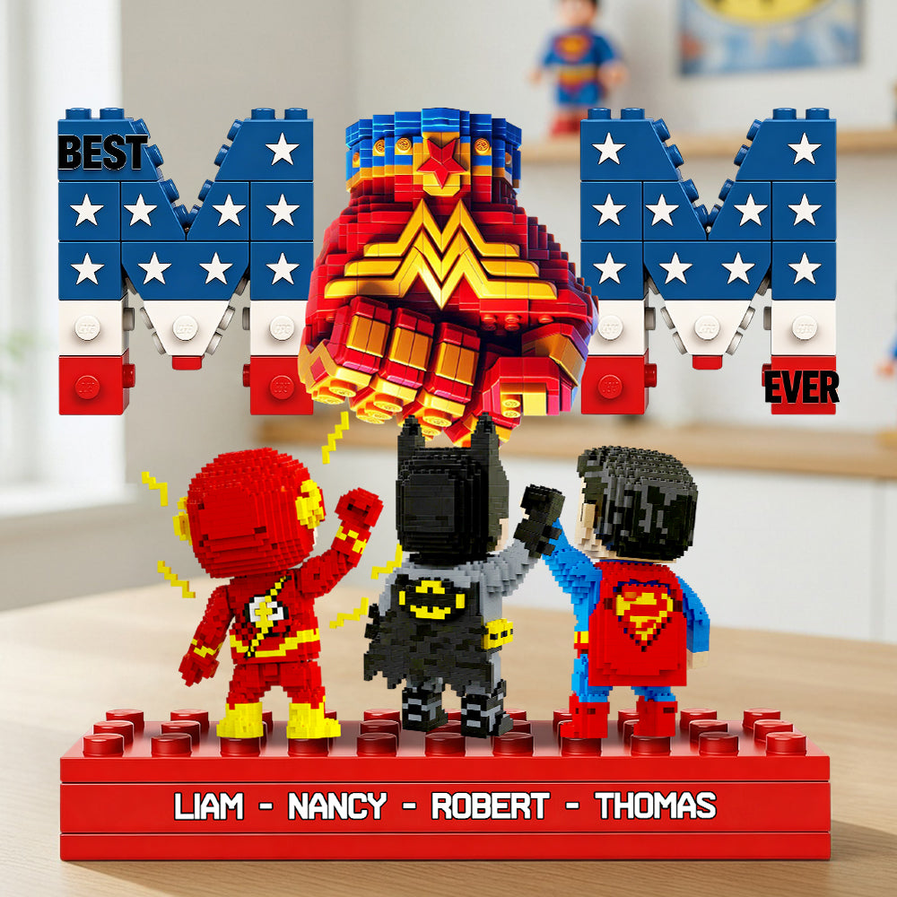 Best Fistbump Ever - Personalized Acrylic Plaque for Mom and Grandma Shaped Plaques PopCulturePrints