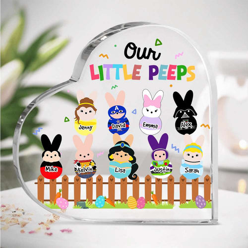 Personalized Easter Bunny Family Acrylic Plaque Decorative Plaques PopCulturePrints
