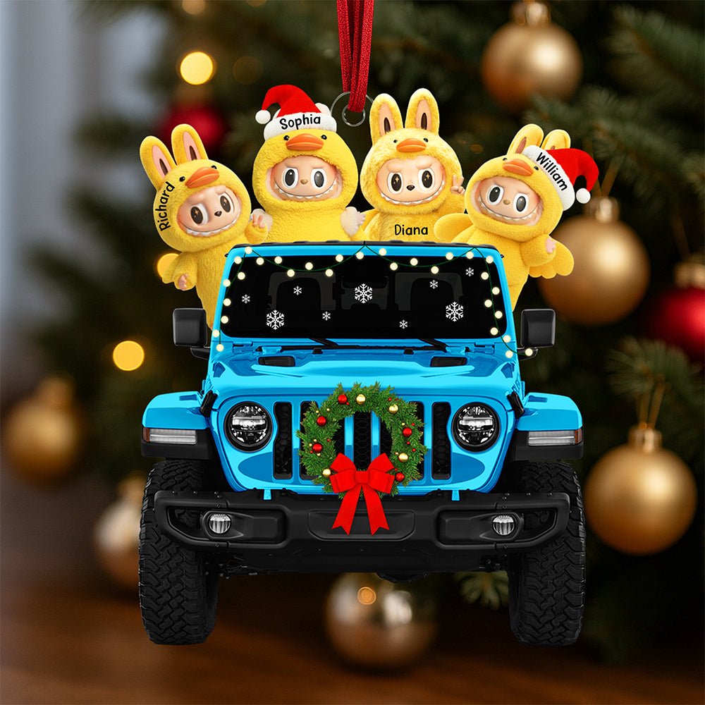 "Adventure Awaits!" Personalized Off-road Christmas Ornament - Perfect Gift for Off-road Lovers Ornament PopCulturePrints