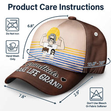 Load image into Gallery viewer, Grandkids Make Life Grand - Personalized Classic Cap Classic Cap PopCulturePrints
