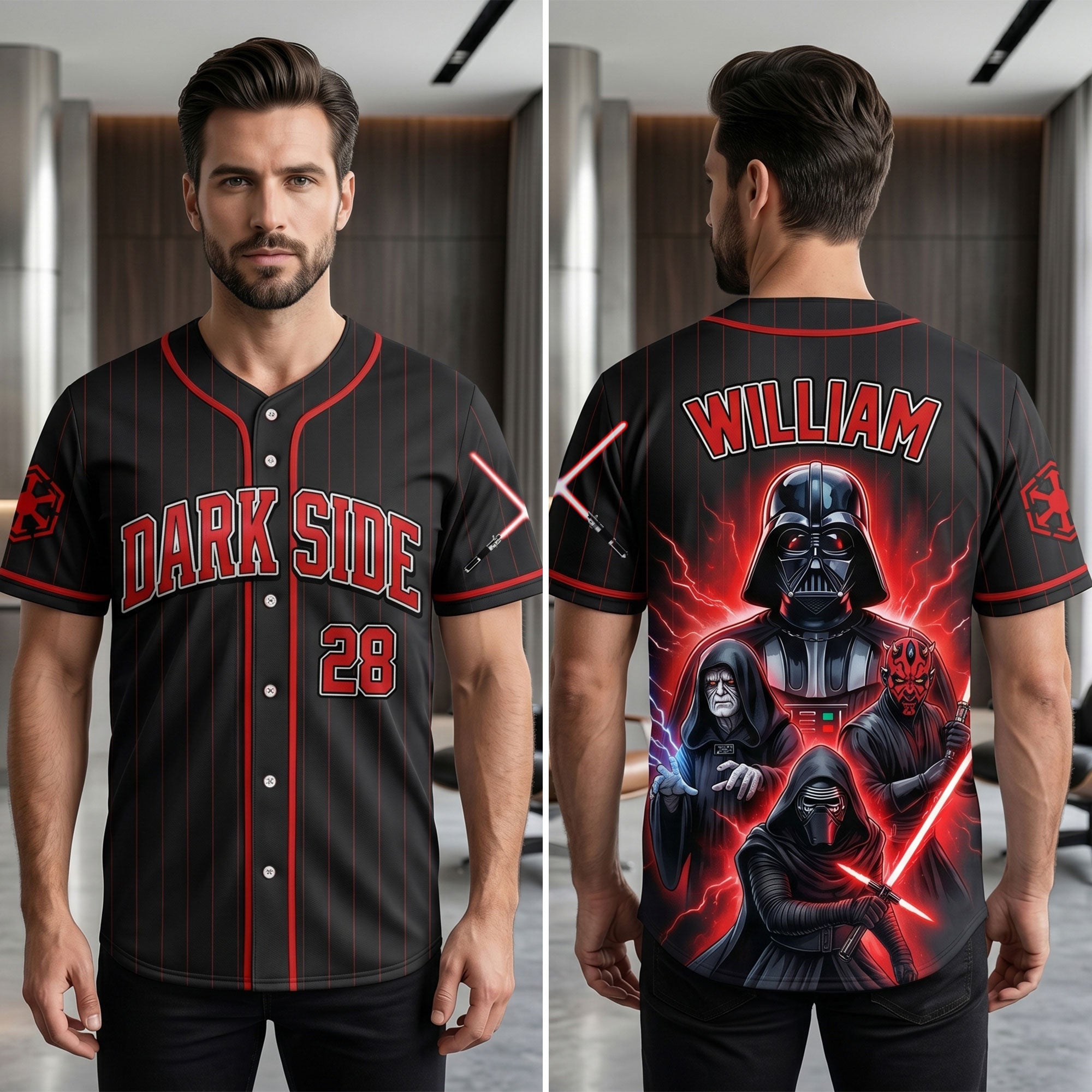 "Embrace the Dark Side!" - Allegiance Jersey Shirt - Personalized Gift for All Fans