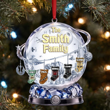Load image into Gallery viewer, Merry Christmas with Your Family - Personalized Acrylic Ornament

