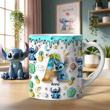 Load image into Gallery viewer, Custom Alphabet Letter Coffee Mug – Personalize Your Gift with Cute Monsters for Any Occasion Coffee Mug PopCulturePrints
