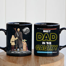 Load image into Gallery viewer, Best Dad in the Galaxy Personalized Coffee Mug Coffee Mug PopCulturePrints
