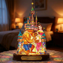 Load image into Gallery viewer, I Adore You - Fairytale Couple Light Box - Personalized Gift for Couples Light Box PopCulturePrints
