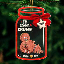 Load image into Gallery viewer, Personalized Gingerbread Couple Ornament - Fun Christmas Keepsake | Valentine&#39;s Day Gifts Ornament PopCulturePrints
