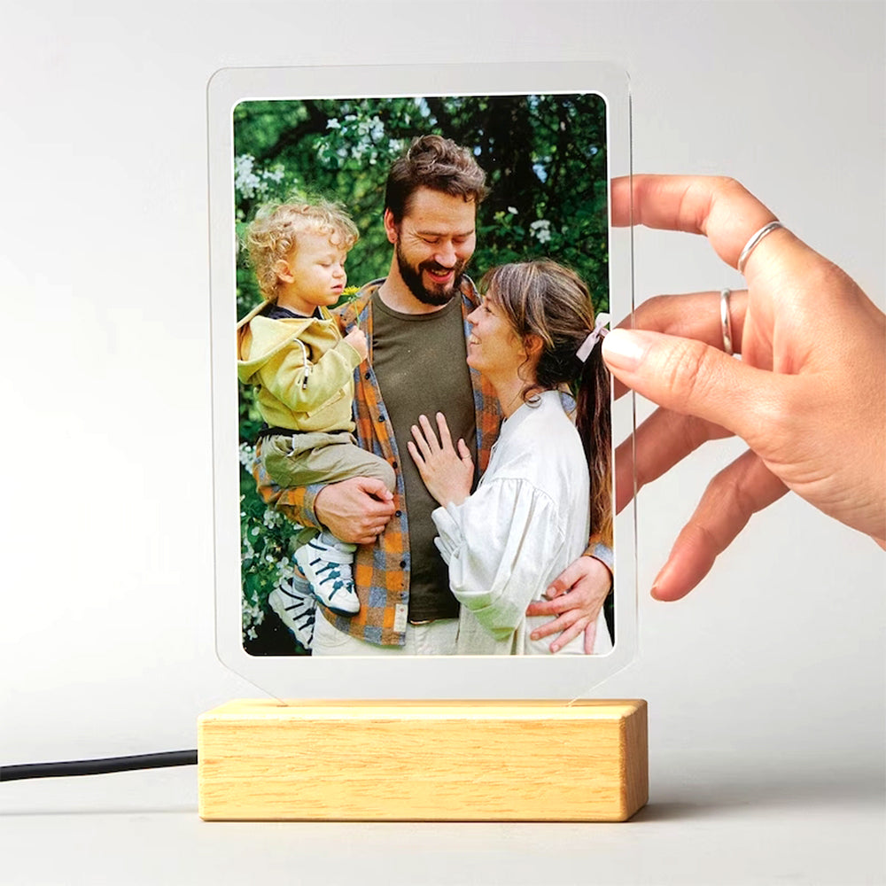 Custom LED Light Frame - Personalized Family Gift for Valentine's Day Gifts Led Night Light PopCulturePrints