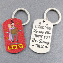 Load image into Gallery viewer, Personalized Couple Keychain - Heartfelt Gift for Loved Ones Keychains PopCulturePrints
