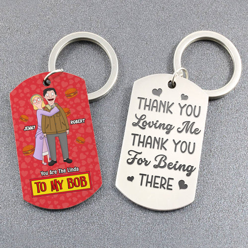 Personalized Couple Keychain - Heartfelt Gift for Loved Ones Keychains PopCulturePrints