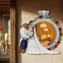 Load image into Gallery viewer, Love's Reflections: Personalized Romantic Couple Mirror - Custom Gift for Couples Mirror PopCulturePrints
