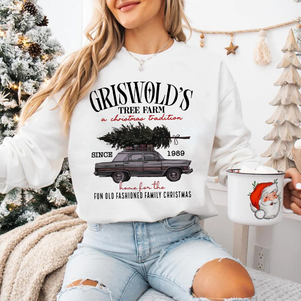 Griswold's Tree Farm Christmas Sweatshirt for Movie Fans Shirts PopCulturePrints