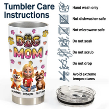Load image into Gallery viewer, Best Dog Mom Ever - Personalized 3D Inflated Effect Printed Tumbler for Dog Lovers Tumbler PopCulturePrints
