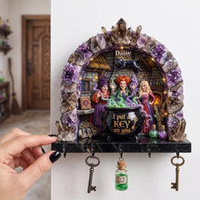 Load image into Gallery viewer, “I Put a Key on You” – Eccentric Witch Key Hanger, Customizable Gift for Witch Lovers
