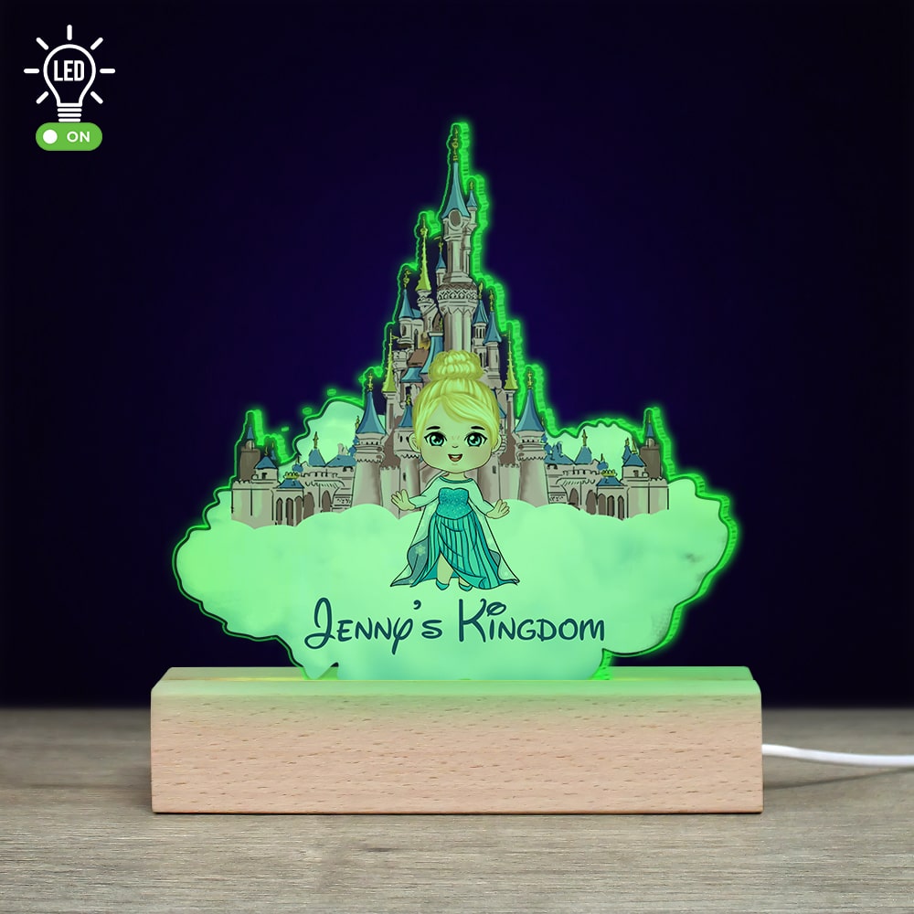 Personalized 3D LED Castle Light for Kids - Custom Name Gift Led Night Light PopCulturePrints