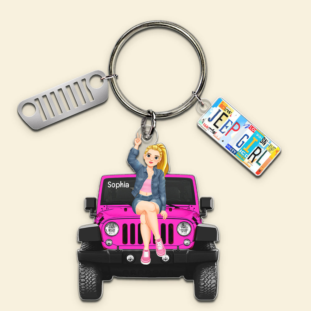 Customizable Teacher Keychain - Personalized Gift for Educators