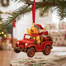 Load image into Gallery viewer, Ducking Fun Squad Ornament, Personalized Gifts For Off-road Lovers 04QHTN101026 Ornament PopCulturePrints
