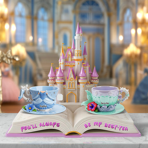 You'll Always Be My Best-tea - Personalized Best Friends Acrylic Plaque Shaped Plaques PopCulturePrints