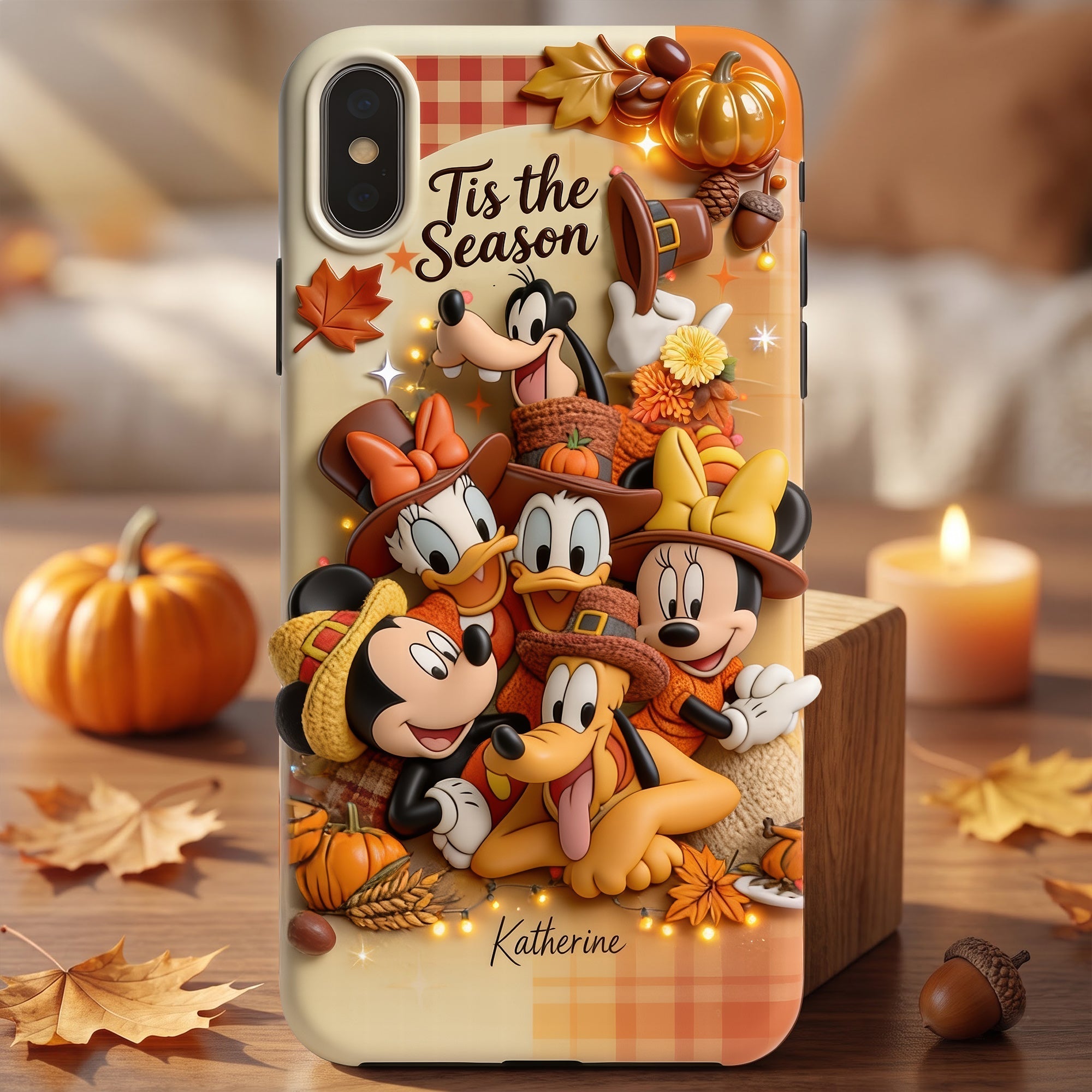 “Tis the Season for Joy” – Love Autumn Phone Case - Personalized Gift for Friends and Family