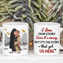 Load image into Gallery viewer, Personalized Couples Mug - Beautiful Love Story Gift for Valentine&#39;s Day Gifts Coffee Mug PopCulturePrints

