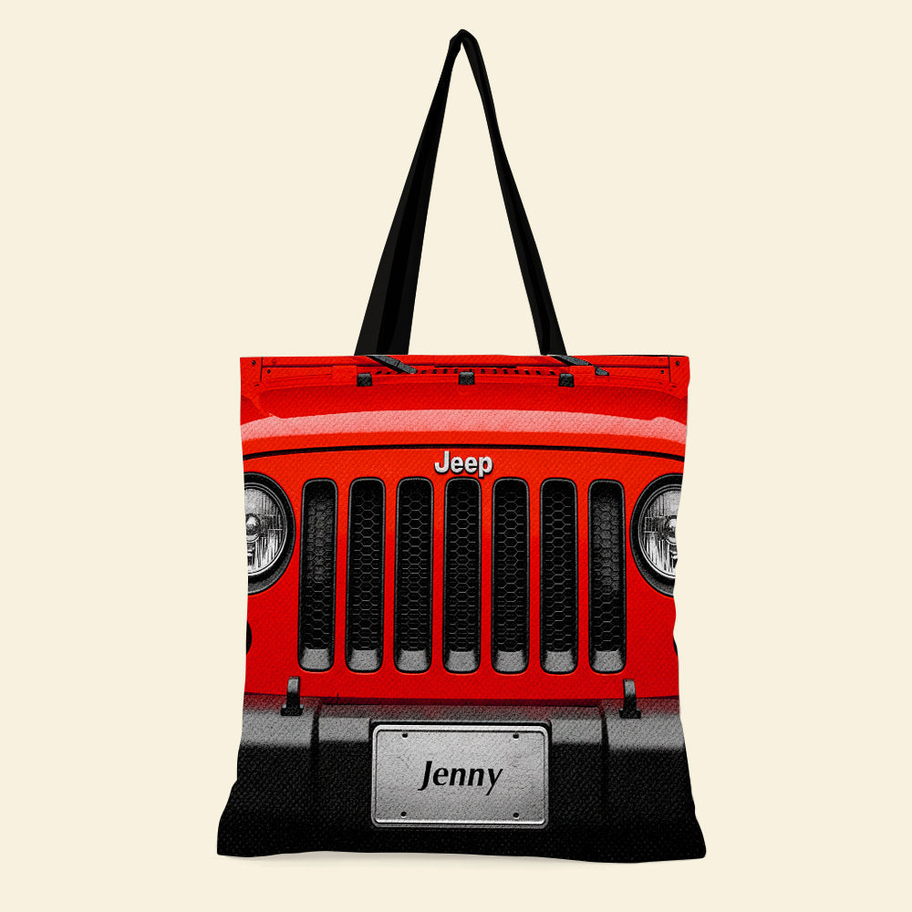 Adventure Awaits: Personalized Trail Adventure Tote Bag - Custom Gifts for Off-road Girls Tote Bags PopCulturePrints