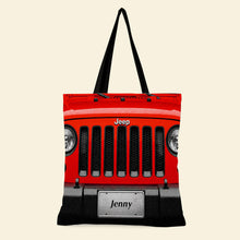 Load image into Gallery viewer, Adventure Awaits: Personalized Trail Adventure Tote Bag - Custom Gifts for Off-road Girls Tote Bags PopCulturePrints
