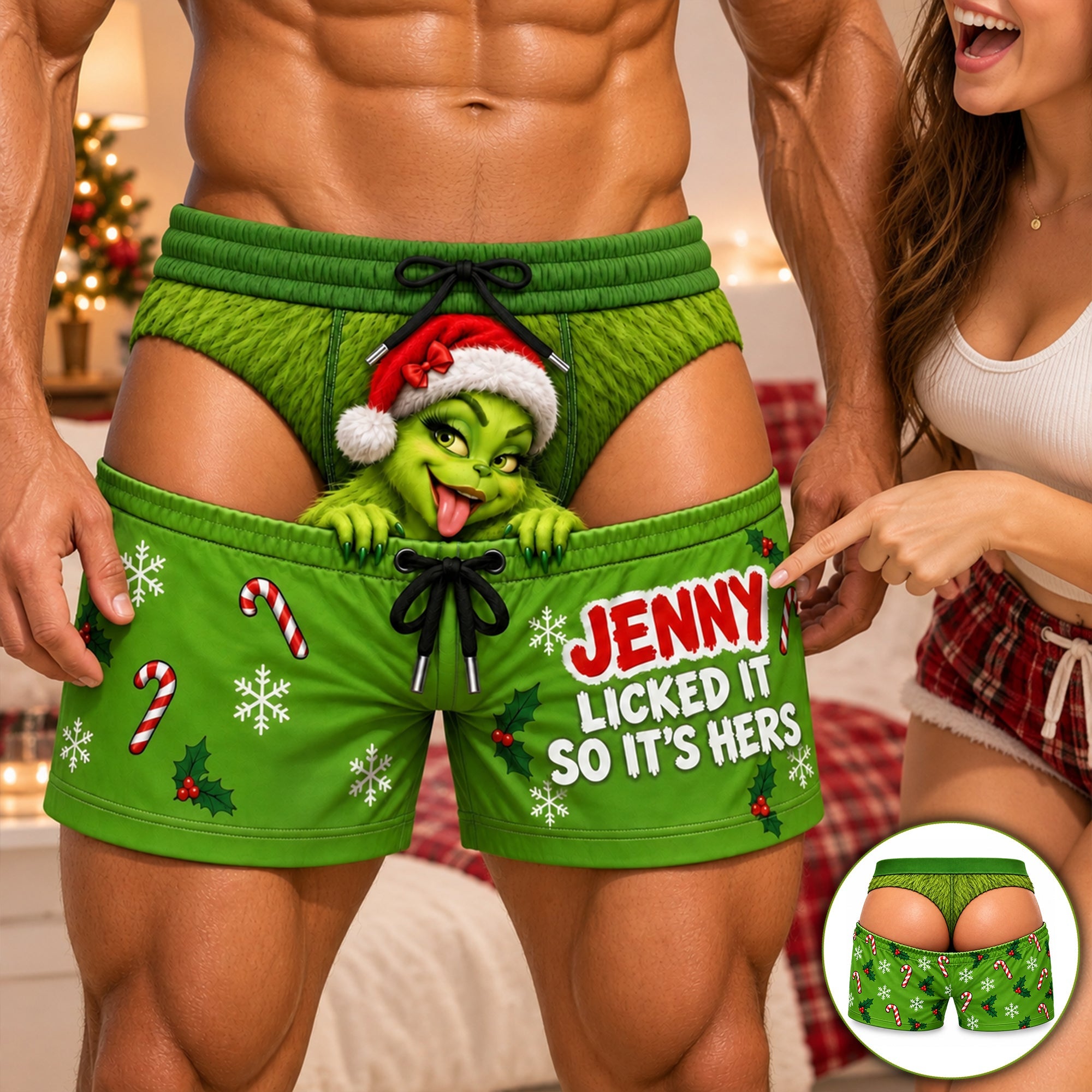 Furry Mischief Men Boxer - The Perfect Personalized Christmas Gift!