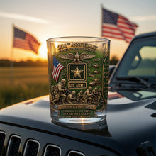 Load image into Gallery viewer, “Celebrate 250 Years of Freedom” - USA 250th Anniversary 11oz Round Glass - Personalized Gift for Veterans
