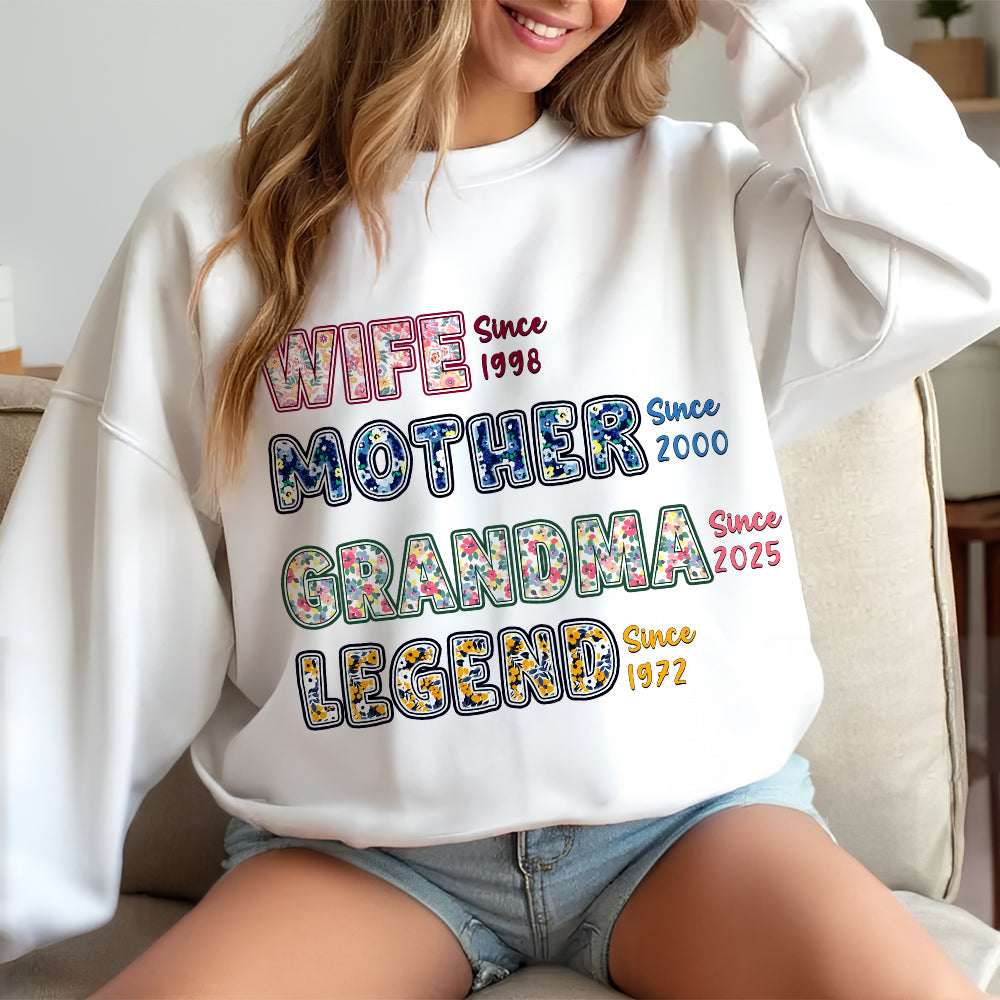 Celebrate Every Moment - Custom Year Mom Shirt - Personalized Gift for Mom, Grandma & Wife Shirts PopCulturePrints