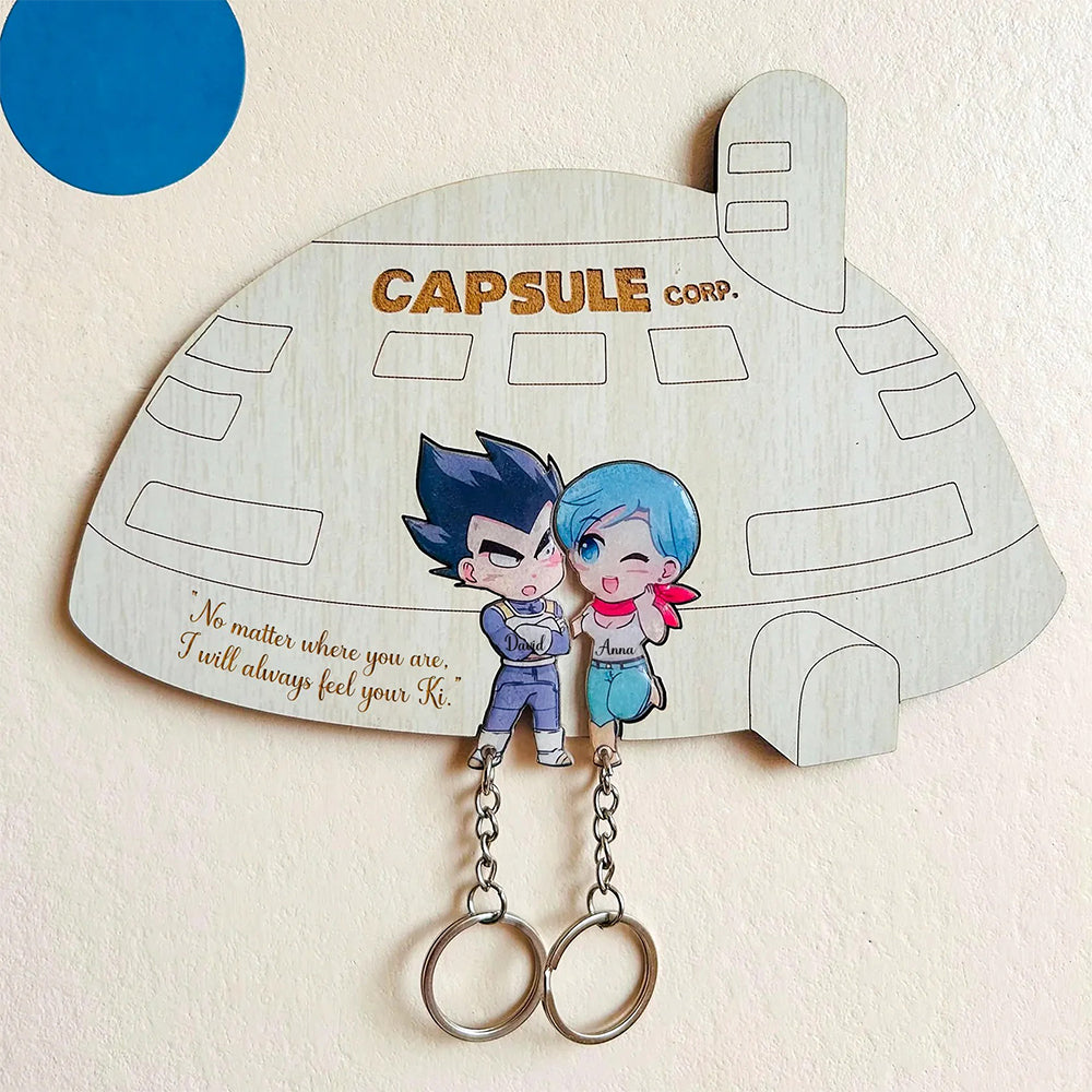 Personalized Key Holder for Couples - Unique Gift Key Holder PopCulturePrints
