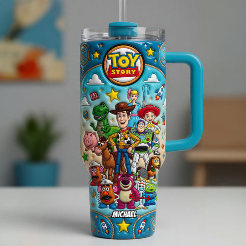 Adventure Friends 40oz Tumbler – Personalize Your Joy! Tumbler Cup PopCulturePrints