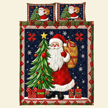 Load image into Gallery viewer, Santa Claus Christmas Quilt Bedding Set Blanket PopCulturePrints
