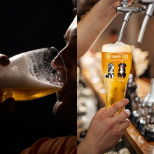Load image into Gallery viewer, Dog Dad I Woof You - Personalized Pilsner Glass for Father&#39;s Day Pilsner Glass PopCulturePrints
