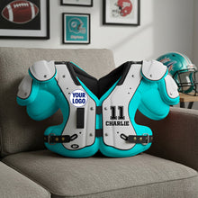 Load image into Gallery viewer, Embrace the Game: Personalized Shoulder Pad Armor Pillow - Unique Gifts for Sport Lovers Pillow PopCulturePrints

