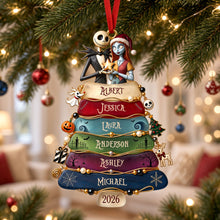 Load image into Gallery viewer, “Celebrate Family Bonds with a Touch of Magic” - Lovely Family Frosted Seaglass Ornament - Personalized Christmas Gift for Everyone

