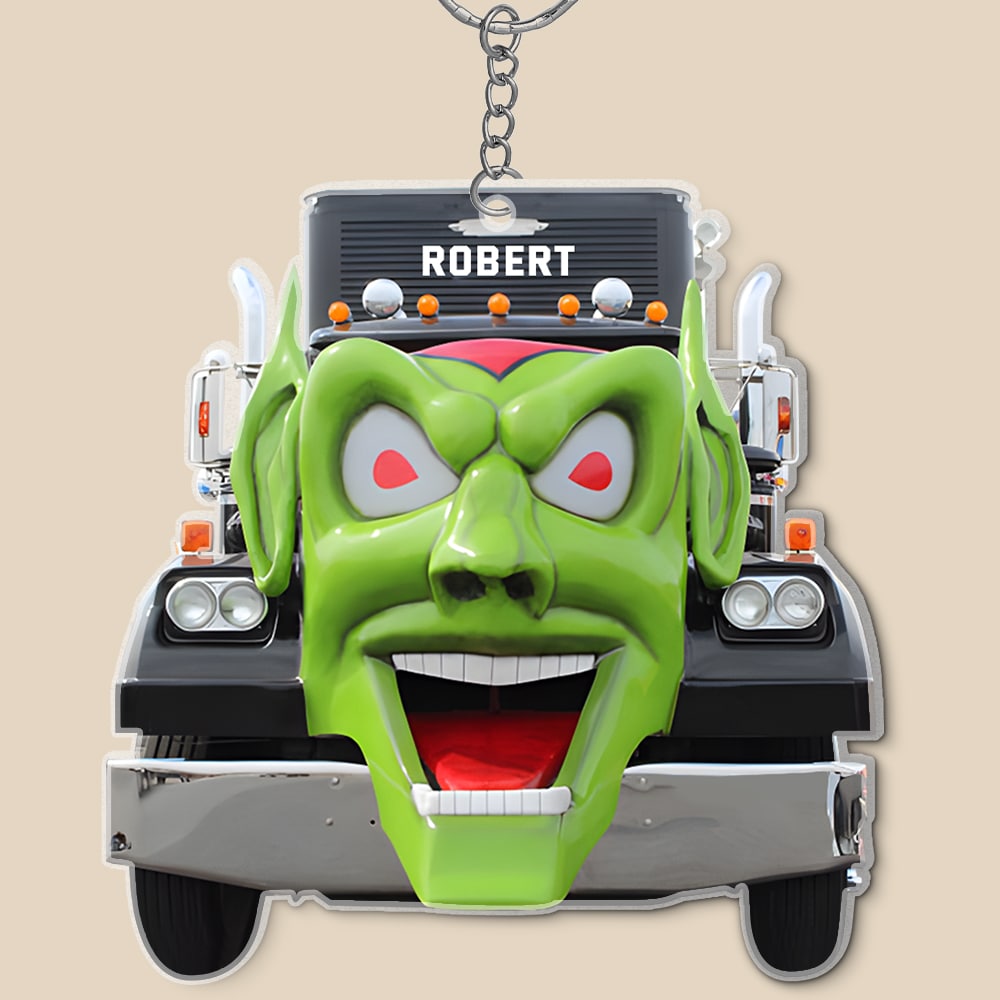 Personalized Truck Keychain - Perfect Gift for Truck Enthusiasts Keychains PopCulturePrints