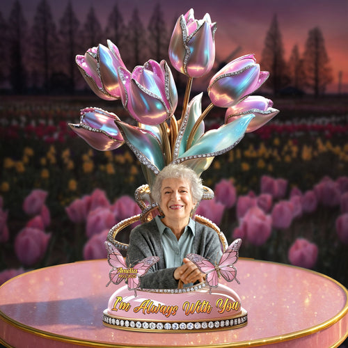 I'm Always With You - Custom Photo Gift Plaque for Loved Ones Shaped Plaques PopCulturePrints